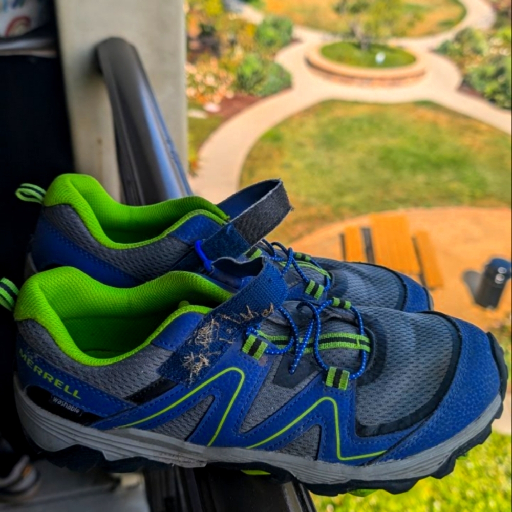 Merrell Trail Quest Unisex Blue Hiking Shoes